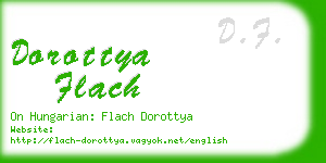 dorottya flach business card